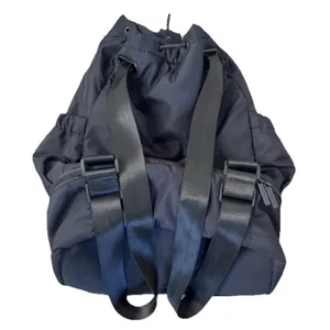 BEYOND YOGA Convertible Backpack Drawstring Tote Lightweight Black Gym Bag thumbnail 7