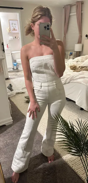 PacSun White Jumpsuit thumbnail 1