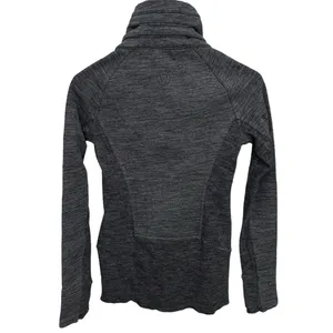 Lululemon Jacket Women Size 2 Gray‎ Heather Radiant Full Zip Mock Neck EUC thumbnail 6