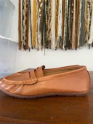 Classic Women's Penny Loafers in Tan thumbnail 2