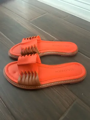 Ulla Johnson Ameya Twisted Contrast slides sz 7  thumbnail 3