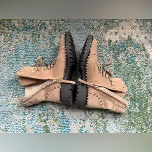 NWOT Sam Edelman Jennifer suede stud moto booties, size 6M thumbnail 8