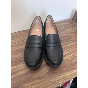 DV Dolce Vita Randee Black Platform Lug Sole Penny‎ Loafers Size 10 Chunky Wedge thumbnail 3