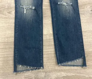 MOTHER Rascal Ankle Straight Leg Fray Field of Dreams Jeans Size 25 thumbnail 5
