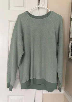 Feat Crewneck Sweatshirt Blue Size L thumbnail 1
