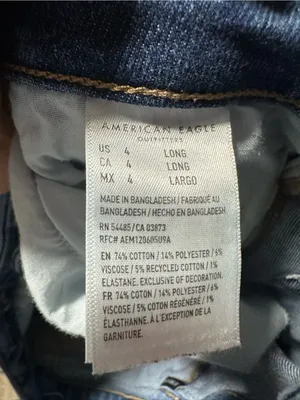 American Eagle Outfitters Women's High-Rise Slim Jeans in Blue thumbnail 3