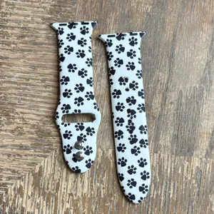 Apple iWatch Paw Print Silicone Watch Strap 40mm thumbnail 3