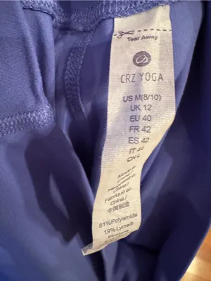 CRZ Yoga Butterluxe High-Waist Leggings – Blue, Size M (8/10), EUC thumbnail 3