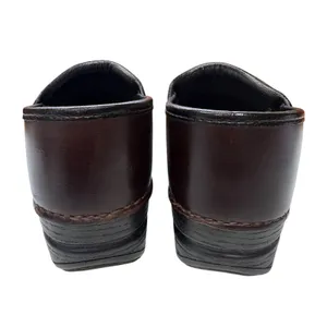 Dansko Brown Red Leather Professional Mule Clogs Comfort Nursing Work Shoes 39 thumbnail 5