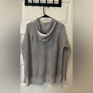 American Eagle Outfitters Light Gray Knit Pullover thumbnail 2