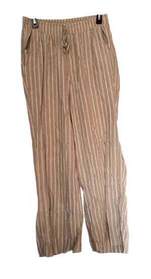 Briggs linen‎ blend pull on pants size S thumbnail 1