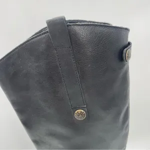SAM EDELMAN Penny Boots Size 5 Black Leather New with * Flaws Tall Zipper Winter thumbnail 12