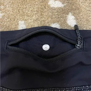 Lululemon Athletica speed shorts black and white Dottie women’s size 4 thumbnail 4