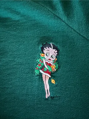 Vintage Betty boop Christmas crew neck sweatshirt thumbnail 4