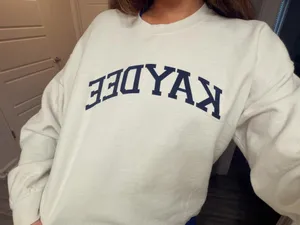 KD Sweatshirt White Size L thumbnail 1