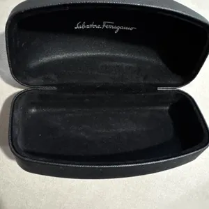 Salvatore Ferragamo Sunglasses Eyewear Hard Case Logo Black Textured Storage thumbnail 7