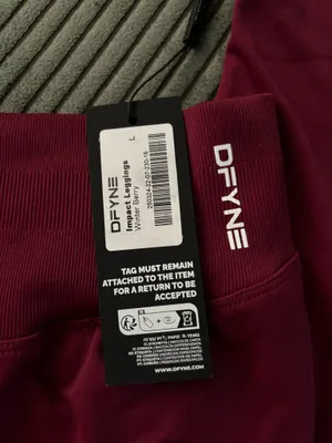 DFYNE Impact Leggings Winter Berry L thumbnail 4