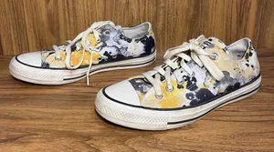 Converse chuck taylor all star washed floral Women’s 8 egret sesame black thumbnail 1