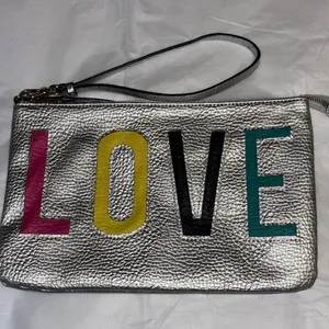 Juicy Couture “Love” Wristlet Silver With Multicolored Love Letters thumbnail 1