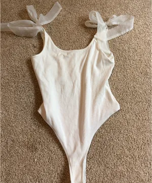 Dry Goods Day + Moon White Bodysuit thumbnail 1