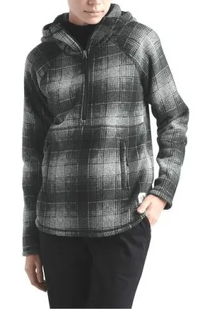 The North‎ Face Crescent Hooded Pullover Buffalo Plaid Hike Camp LATHE Gorpcore thumbnail 1
