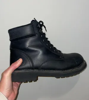 Combat Boots Black Size 9.5 thumbnail 1