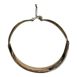 White House Black Market Gold Tone Collar Necklace One Size thumbnail 3