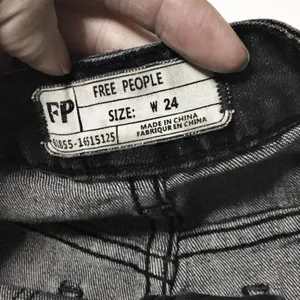 Free People Cutoff Black Raw Hem Shorts thumbnail 3