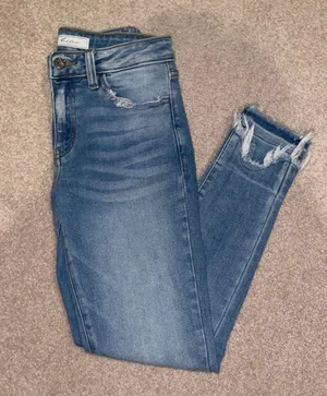KanCan Mid-Rise Ankle Skinny Jeans thumbnail 1