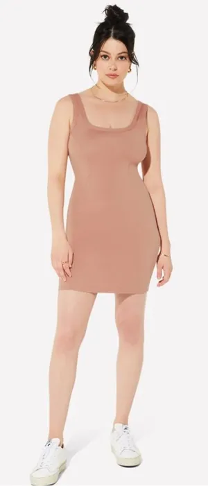 YITTY Body Butter Tank Dress in Brown Sugar Nude‎ Stretchy Scoop Neck Size XXL thumbnail 1