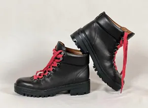 American Eagle Women's Black Lace-up Boots size 6 thumbnail 4