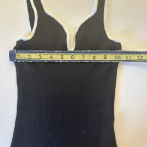 Abercrombie & Fitch Women Ribbed Black White Trim Bodycon Dress Sleeveless XS thumbnail 7
