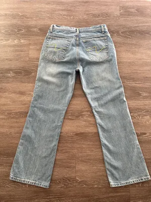 Vintage Zena Jeans 8P Y2K Light Wash Bootcut Stretch Denim Petite thumbnail 3