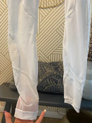 Lululemon White  Leggings thumbnail 4
