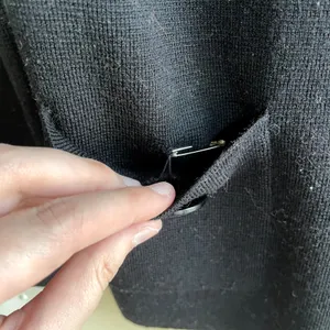 J.Crew 100%‎ wool 4 button blazer pockets women's size large vintage style FLAW thumbnail 3