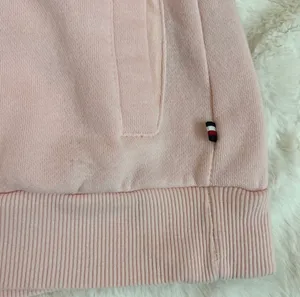 Tommy Hilfiger Light Pink Quarter Zip Sweatshirt With Pockets Kid's Extra Large thumbnail 11