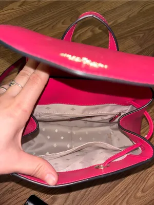 Kate Spade Hot Pink Leather Mini Backpack thumbnail 7