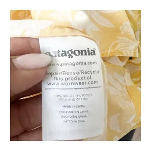 Patagonia June Lake Dress Womens Small Yellow Floral Cap Sleeve V Neck Bohemian thumbnail 10