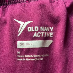 Old Navy Burgundy Athletic Shorts with Pink Accents thumbnail 3