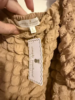 Simply southern textured bubble dress small/medium- nwt thumbnail 5