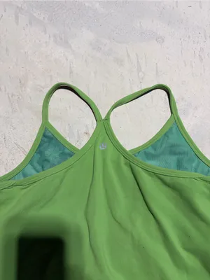 Lululemon Green Strappy Tank Top thumbnail 5