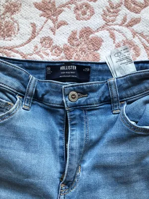 Hollister Co. high rise bootcut jeans in blue, size 25R #bootcut #highrise thumbnail 3
