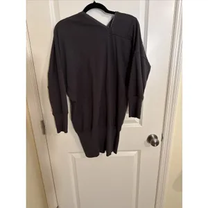 Prairie Underground Half Zip Asymmetrical Sweatshirt Mini Dress Size Medium thumbnail 5