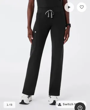 Figs Black Scrubs Set thumbnail 2