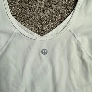 Lululemon Align Long Sleeve Shirt‎ Womens 6 White Good V-Neck Cropped Nulu thumbnail 3