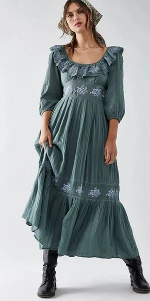 Free People Lovers Lane Maxi Dress Size Xs. A40 thumbnail 1