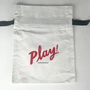Sephora Play! Drawstring Cloth MakeUp Delicates Travel Bag White Red Black New thumbnail 1