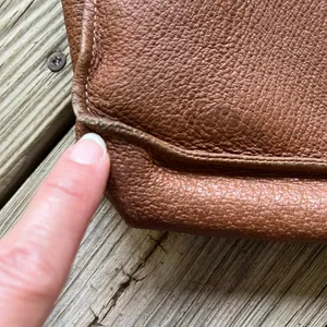 Gucci Vintage Brown Leather Messenger Crossbody Bag Est. 1970's Era thumbnail 12