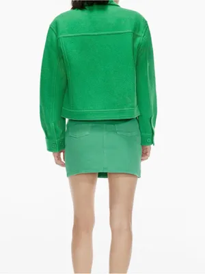 Aritzia Autum Shirt Jacket - Alien Green thumbnail 4