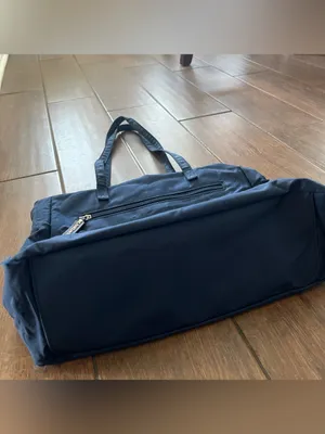 Harrod's London Navy Blue Nylon Purse thumbnail 3